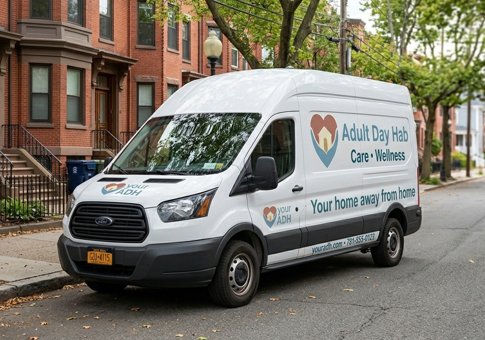 Brand wrapped vehicle